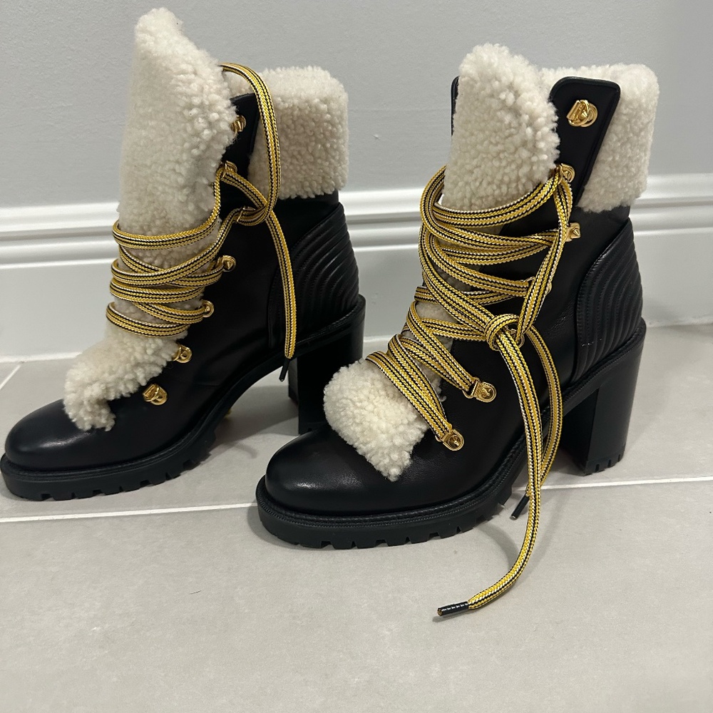 Christian Louboutin Woman's Black Ankle Boots